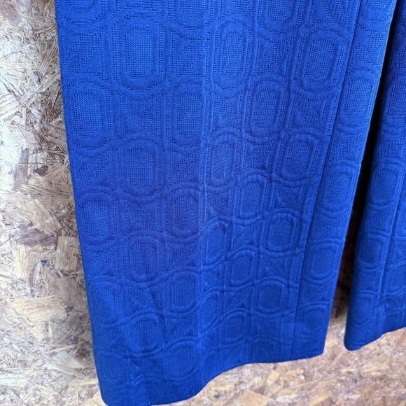 Marni pants womens 40 US 32" navy blue wide leg inlay trousers - Picture 8 of 14